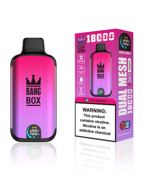 Bang Box 18k Puff Blueberry Sour Raspberry 50mg